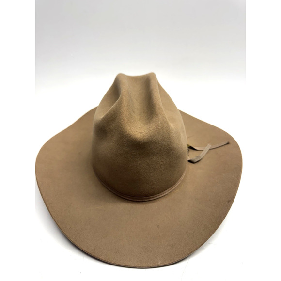 Vintage Stetson 3X Beaver Western Hat Brown Size 7 - Picture 3 of 12